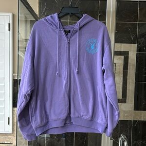 Playboy by Pacsun purple sweatshirt, size XS, like new condition.